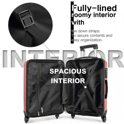 Kono K1991-1L 19-inch nude suitcase – detail view 8