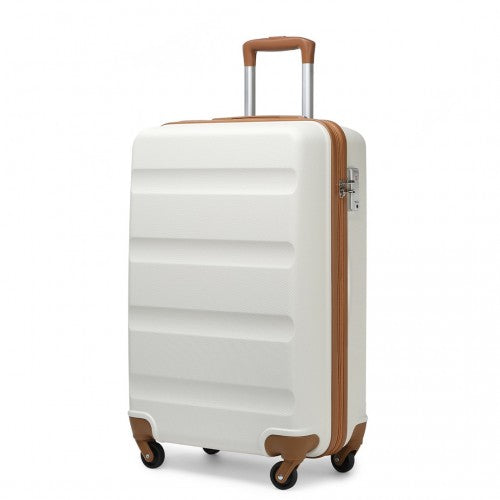 Kono K2191L 19-inch cream suitcase – detail view 19