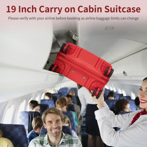 Kono KSK2492 19-inch red suitcase – detail view 19