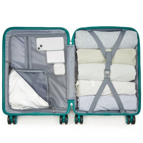 Kono KSK2492 19-inch green suitcase – detail view 19