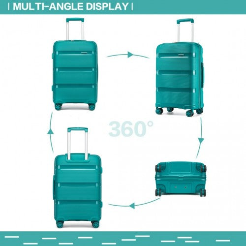 Kono KSK2492 19-inch green suitcase – detail view 19
