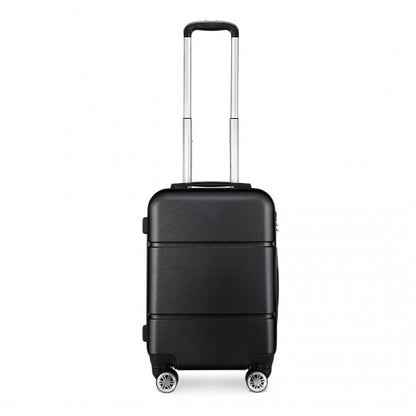 K1995L - Kono Hard Shell ABS Carry On Suitcase 20 Inch - Black