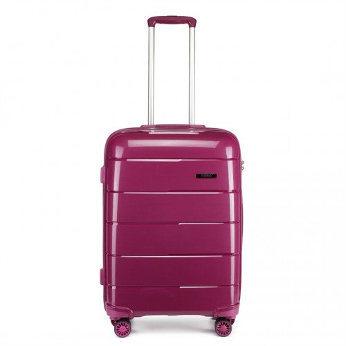 Kono K1997L 20-inch purple suitcase – detail view 11