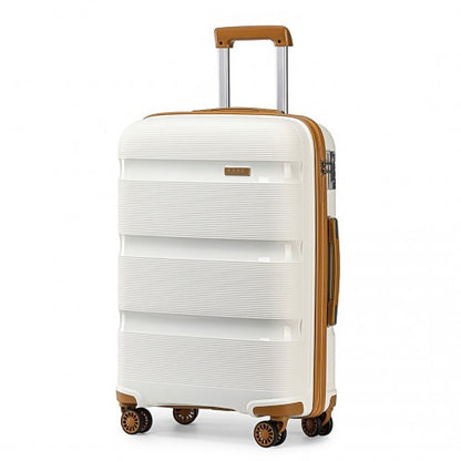 Kono K2092L 20-inch cream suitcase – detail view 20