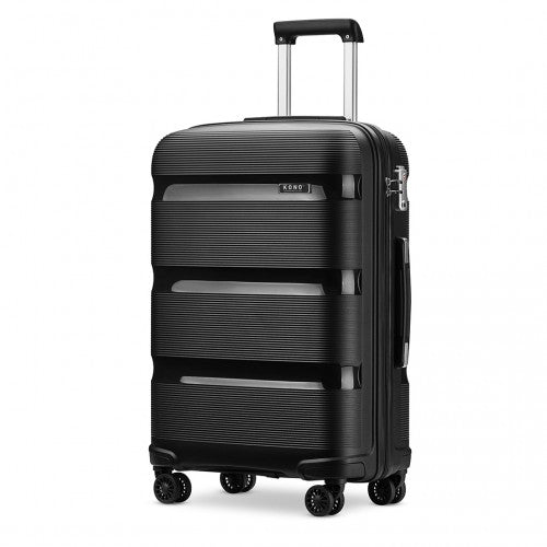 Kono K2092L 20-inch black suitcase – detail view 20