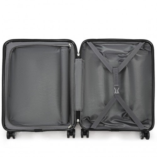 Kono KSK2483 20-inch black suitcase – detail view 20