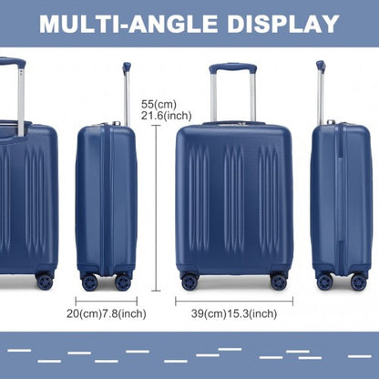 Kono KSK2483 20-inch navy suitcase – detail view 20