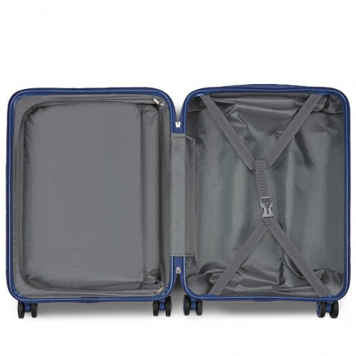 Kono KSK2483 20-inch navy suitcase – detail view 20