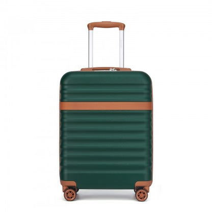 Kono KSK2484 20-inch green and brown suitcase – detail view 20