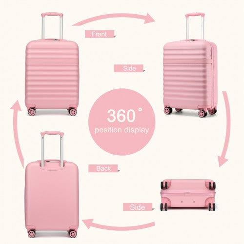 Kono KSK2484 20-inch pink suitcase – detail view 20