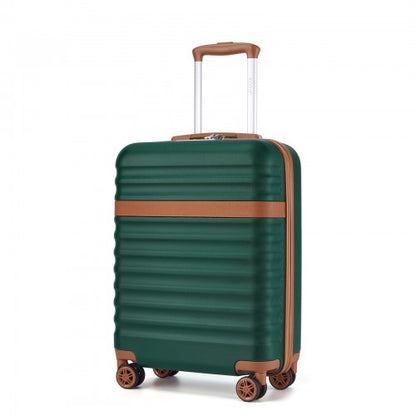 Kono KSK2484 20-inch green and brown suitcase – detail view 20