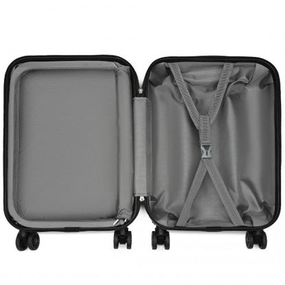Kono KSK2485 20-inch grey and black suitcase – detail view 20