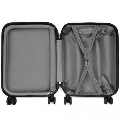 Kono KSK2485 20-inch navy and black suitcase – detail view 20