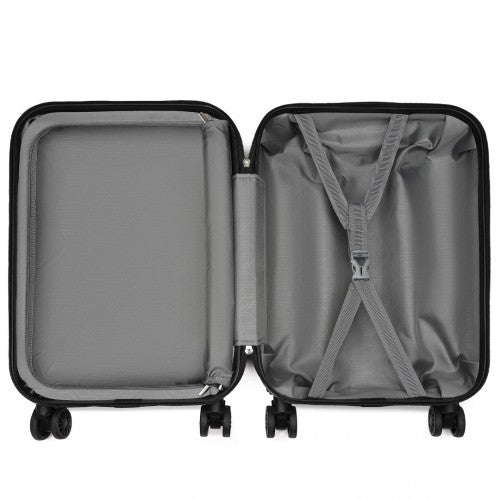 Kono KSK2485 20-inch nude and black suitcase – detail view 20