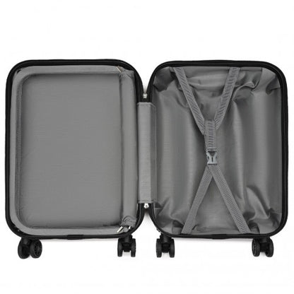 Kono KSK2485 20-inch nude and black suitcase – detail view 20