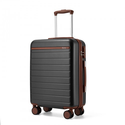 Kono KSK2584 20-inch grey and brown suitcase – detail view 20