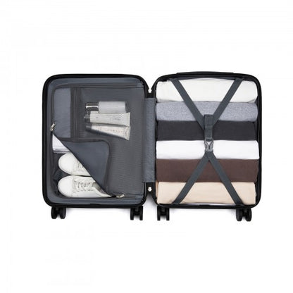 Kono KSK2585 20-inch green and black suitcase – detail view 20
