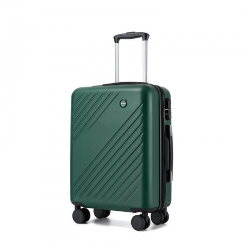 Kono KSK2585 20-inch green and black suitcase – detail view 20