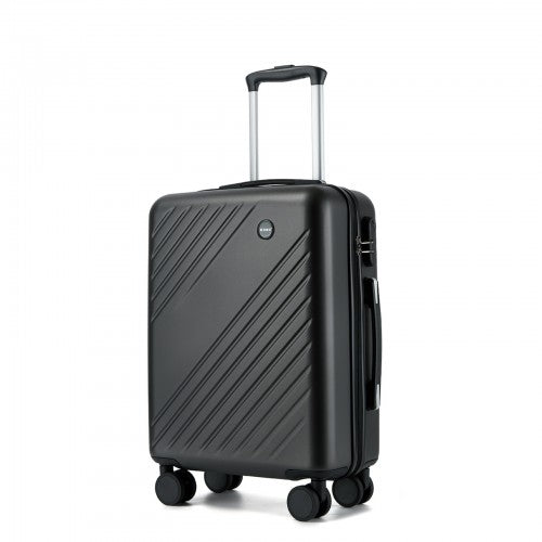 Kono KSK2585 20-inch grey and black suitcase – detail view 20