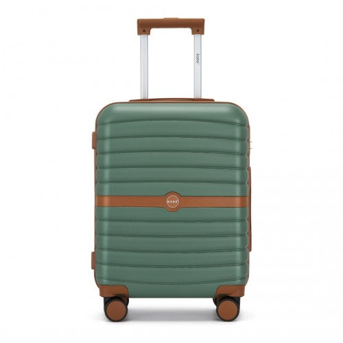 Kono KSK2592 20-inch green and brown suitcase – detail view 20