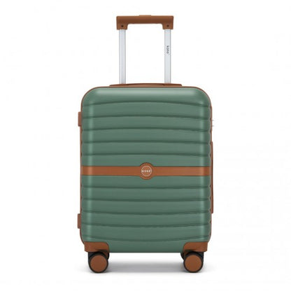 Kono KSK2592 20-inch green and brown suitcase – detail view 20