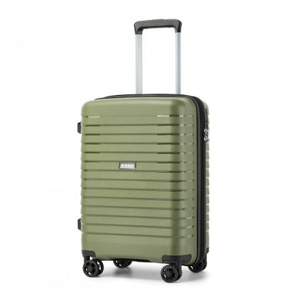 Kono KSK2595 20-inch green and black suitcase – detail view 20