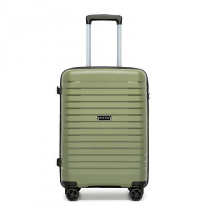 Kono KSK2595 20-inch green and black suitcase – detail view 20
