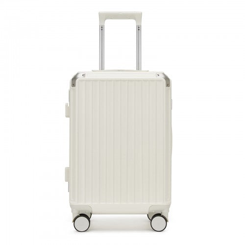 Kono KSK2693 20-inch white suitcase – detail view 20