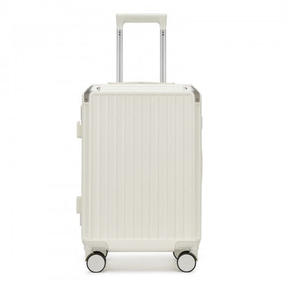 Kono KSK2693 20-inch white suitcase – detail view 20