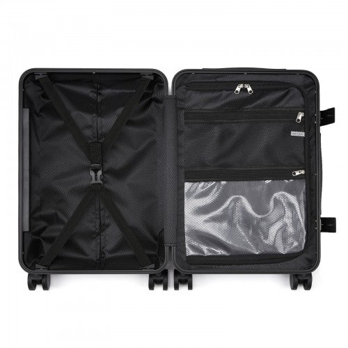 Kono KSK2693 20-inch black suitcase – detail view 20