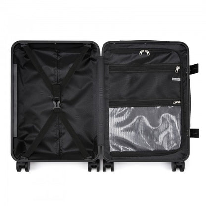 Kono KSK2693 20-inch black suitcase – detail view 20