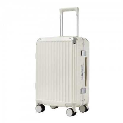 Kono KSK2693 20-inch white suitcase – detail view 20