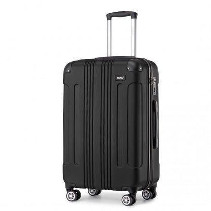 Kono K1777-1L 24-inch black suitcase – detail view 24