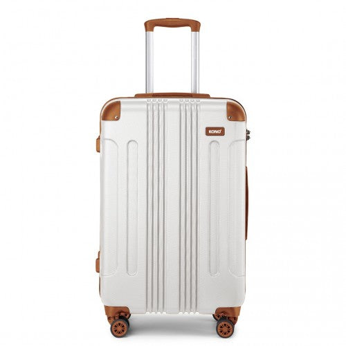 Kono K1777-1L 24-inch cream suitcase – set view