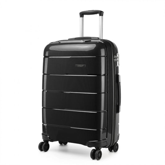Kono K1997L 24-inch black suitcase – front view