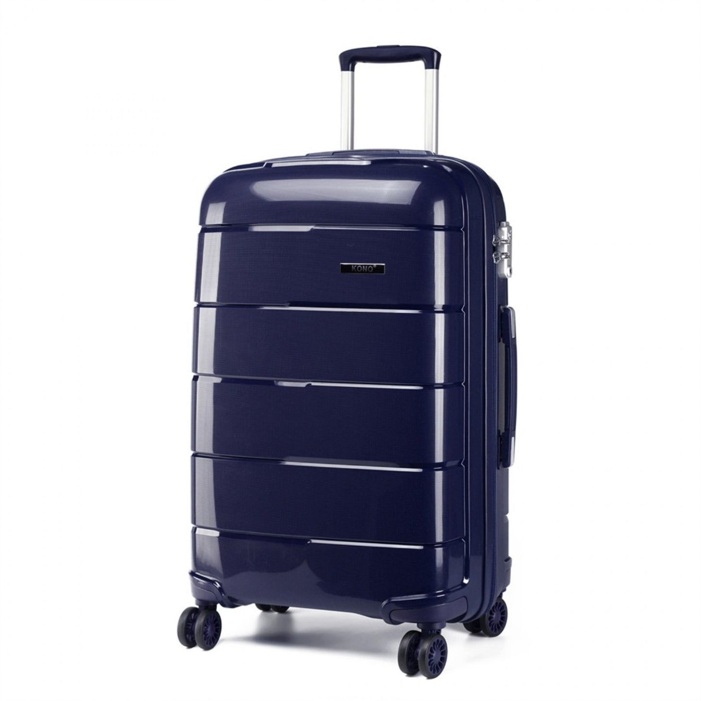 Kono K1997L 24-inch navy suitcase – front view