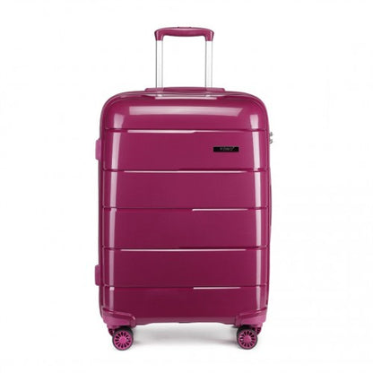 Kono K1997L 24-inch purple suitcase – detail view 12