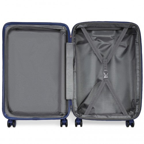 Kono KSK2483 24-inch navy suitcase – detail view 24