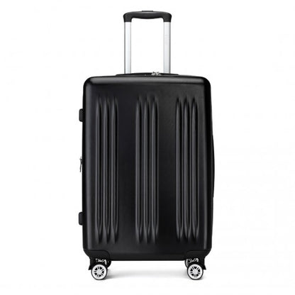 Kono KSK2483 24-inch black suitcase – detail view 24