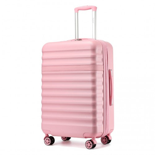 Kono KSK2484 24-inch pink suitcase – detail view 24