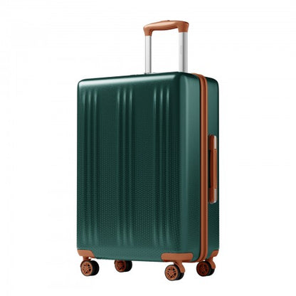 Kono KSK2583 24-inch green and brown suitcase – detail view 24