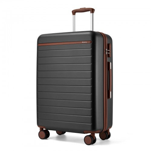 Kono KSK2584 24-inch grey and brown suitcase – detail view 24