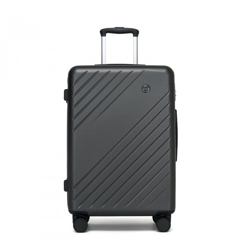 Kono KSK2585 24-inch grey and black suitcase – detail view 24