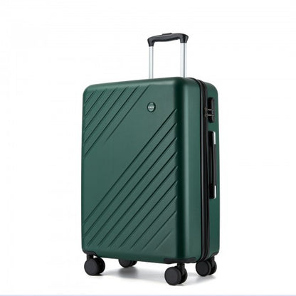 Kono KSK2585 24-inch green and black suitcase – detail view 24