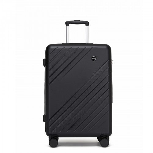 Kono KSK2585 24-inch black suitcase – detail view 24