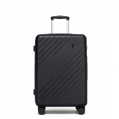 Kono KSK2585 24-inch black suitcase – detail view 24