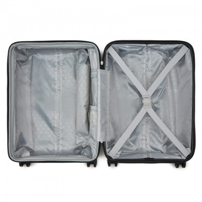 Kono KSK2595 24-inch black suitcase – detail view 24