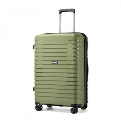 Kono KSK2595 24-inch green and black suitcase – detail view 24