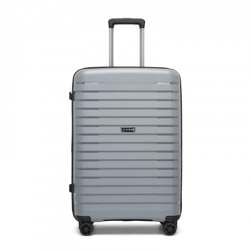 Kono KSK2595 24-inch grey and black suitcase – detail view 24