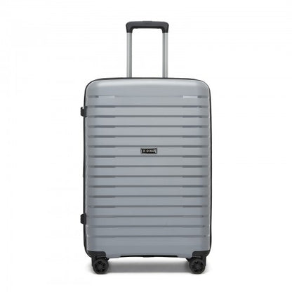 Kono KSK2595 24-inch grey and black suitcase – detail view 24